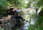 rubbish removed from River Crouch at Memorial Park Wickford